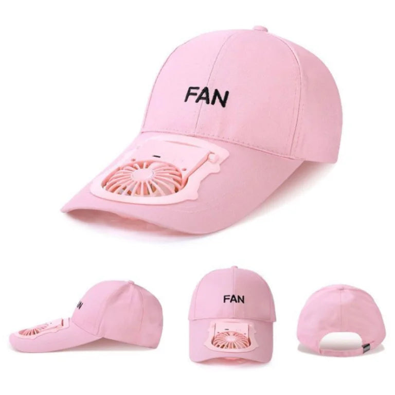 Rechargeable Fan Cap